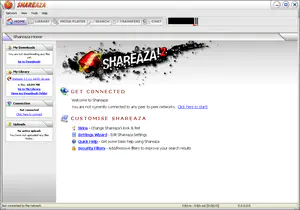 Главное окно Shareaza